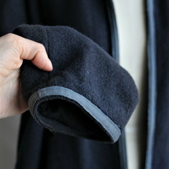 Vintage 1940s Movie Costume Coat, Navy Blue Wool, Hollywood Memorabilia - Picture 5 of 13